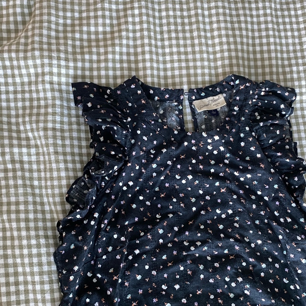 Universal Thread Black Ditsy Floral Dress